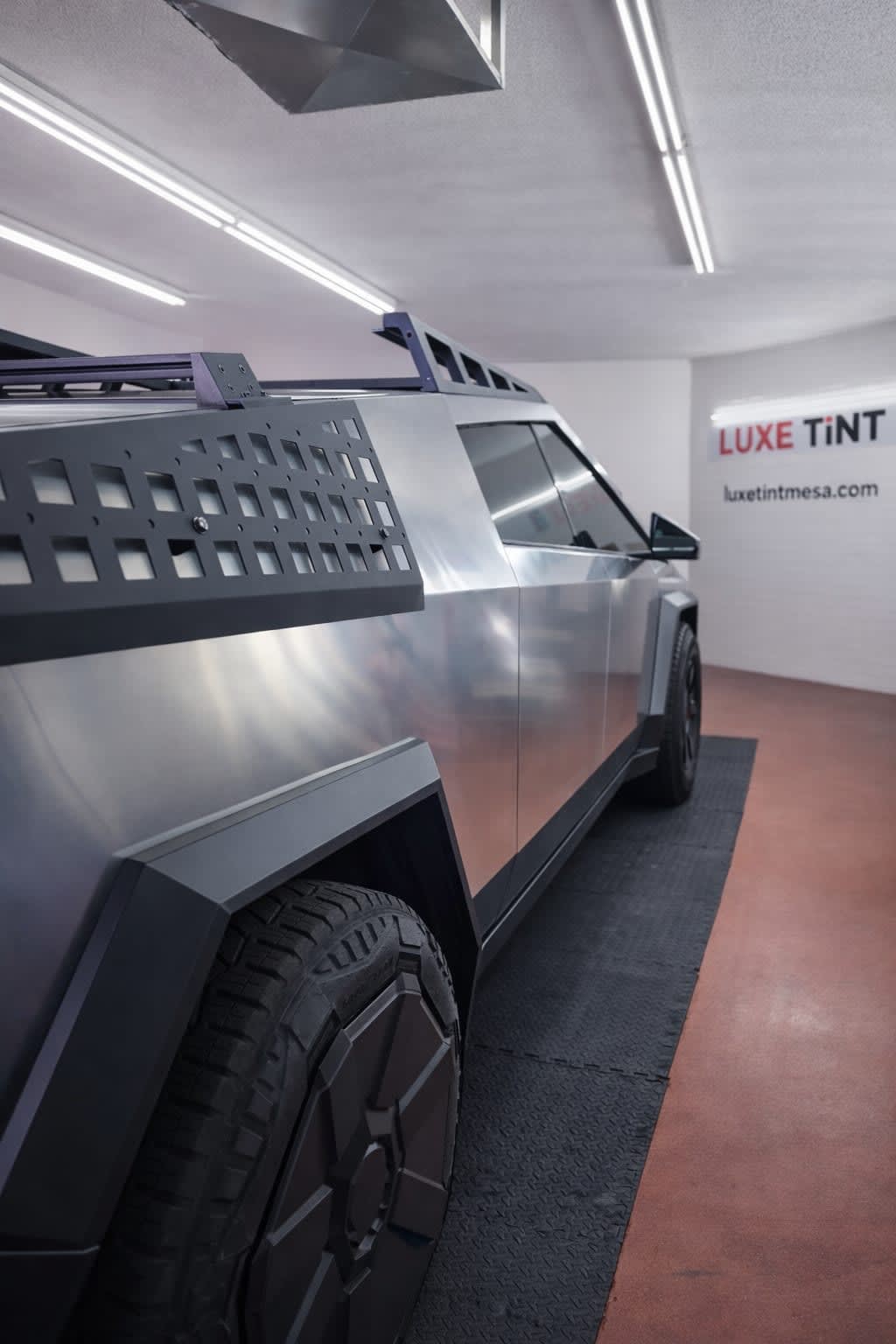 Tesla Cybertruck tinted in Mesa