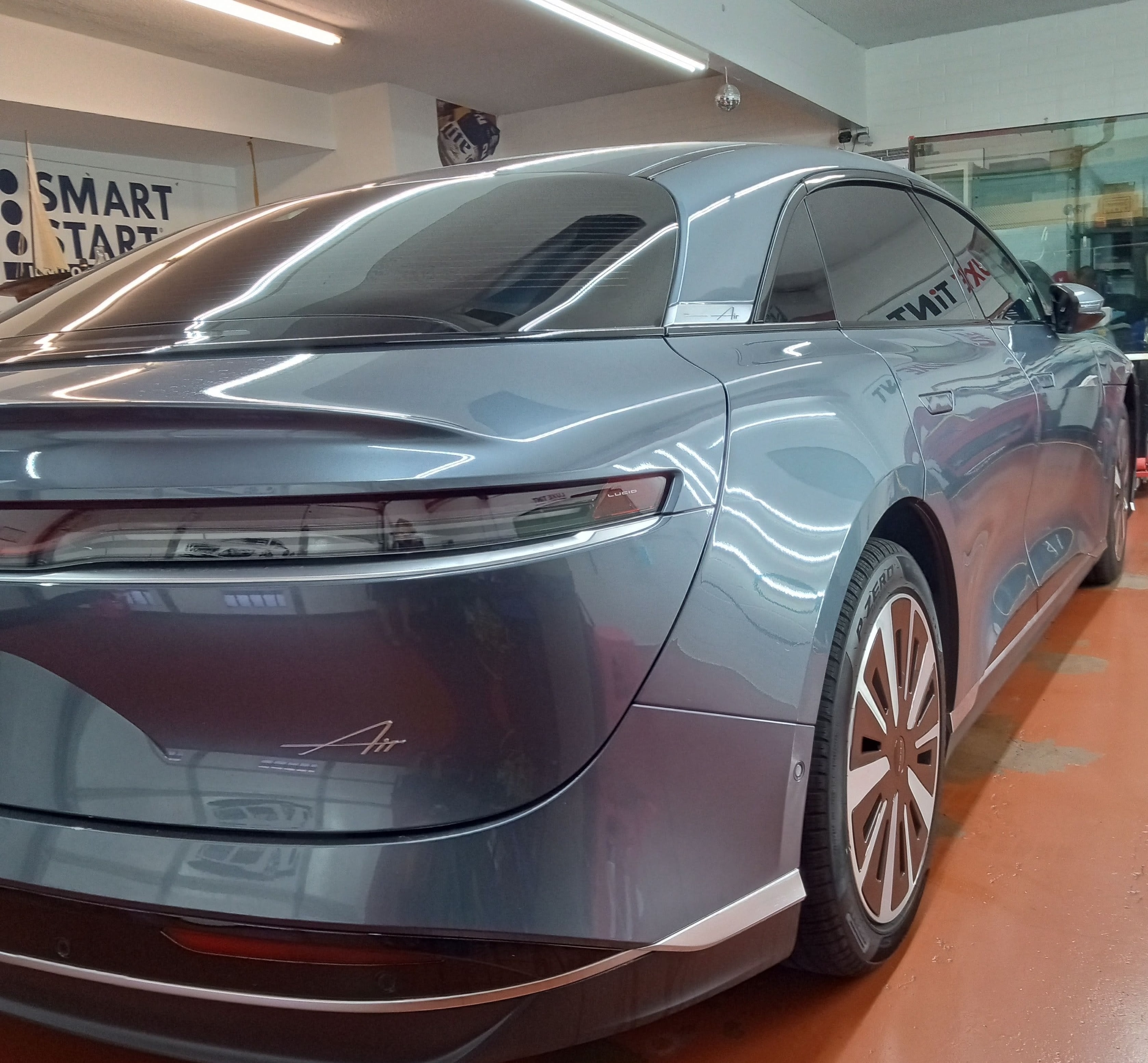 Lucid Air, rear three-quarter
