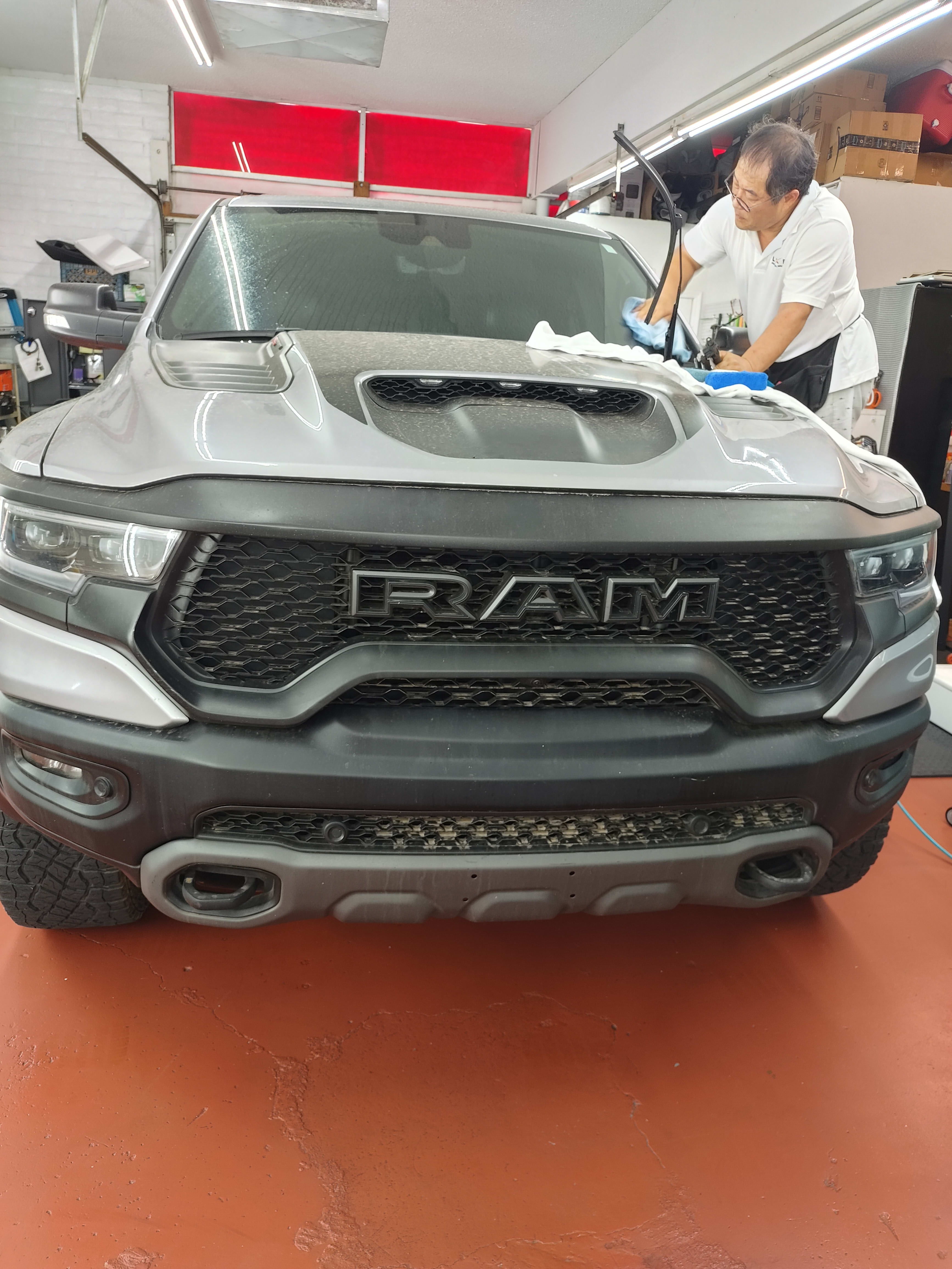 Grey Ram TRX, front